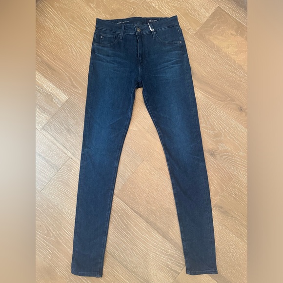 AG Adriano Goldschmied Size 26 Cloud Soft Denim Farrah High Rise Skinny - Picture 1 of 3